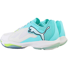 Puma Vantage Nitro Womens White Handball Shoes