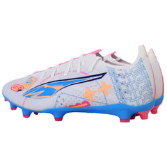 Puma Ultra 5 Match Vol. Up FG/AG Mens White Football Boots