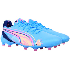 Puma King Ultimate Vol. Up FG/AG Mens Blue Football Boots