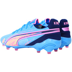 Puma King Ultimate Vol. Up FG/AG Mens Blue Football Boots