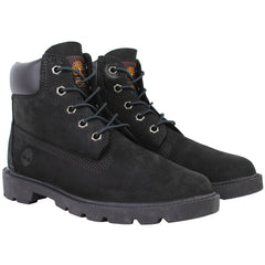 Timberland Classic 6inch Kids Black Boots