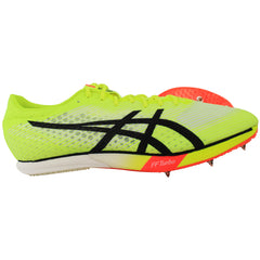 Asics Metaspeed MD Paris Mens Yellow Running Shoes