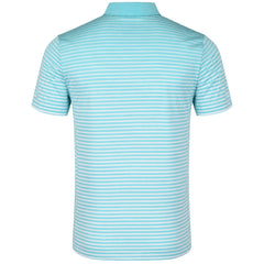 Under Armour Trajectory Stripe Mens Blue Golf Polo Shirt