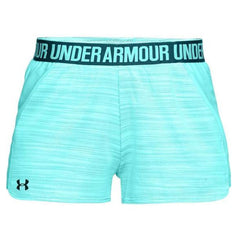 Under Armour Play Up 2.0 Womens Teal Shorts