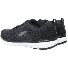 Skechers Flex Appeal 3.0 Womens Black Running Shoes