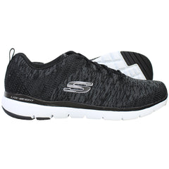 Skechers Flex Appeal 3.0 Womens Black Running Shoes