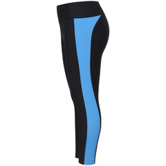 Under Armour HeatGear Womens Black/Blue Capri Leggings