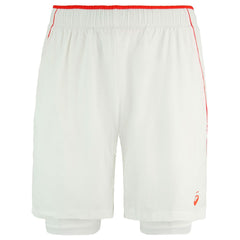 Asics Padel Player Mens White Shorts