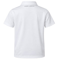 Under Armour Performance 2.0 Novelty Kids White Polo Shirt