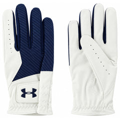 Under Armour Medal Right Handed White/Navy Golf Glove