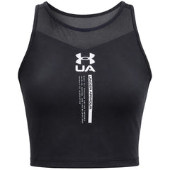 Under Armour Iso-Chill Womens Black Crop Top