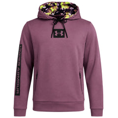 Under Armour Summit Knit Mens Purple Hoodie