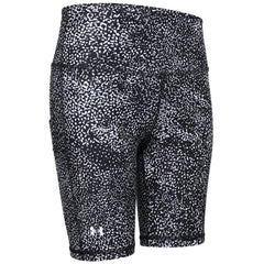 Under Armour HeatGear AOP Womens Black Bike Shorts