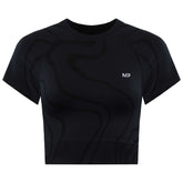 MyProtein Tempo Wave Seamless Womens Black Sports Bra