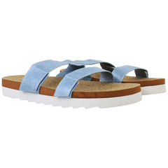 O'Neill Cork Womens Light Blue Sliders