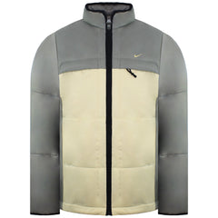 Nike Logo Mens Beige Padded Jacket
