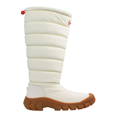Hunter Interpid Tall Womens White Snow Boots