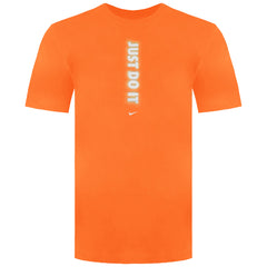 Nike Just Do It Mens Orange T-Shirt