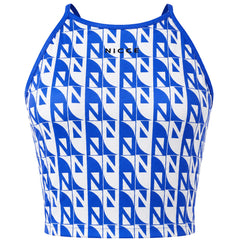 Nicce Renee Womens Blue Top