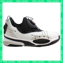 Puma Double Disc Mens White/Black Trainers NO BOX