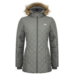 Ellesse Womens Dark Grey Hooded Coat
