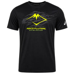 Asics Fujitrail Logo Mens Black T-Shirt