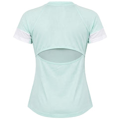 Asics Game Womens Light Blue Tennis T-Shirt