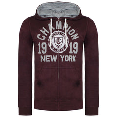 Champion Easy Fit Mens Burgundy Track Jacket