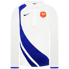 Nike Fit France Womens White Rugby Polo Shirt