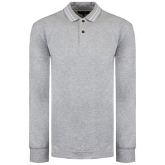 Ted Baker Jermyn Mens Grey Marl Rugby Polo Shirt