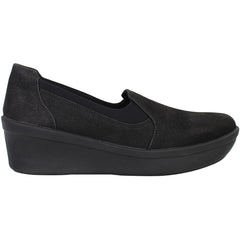 Clarks Step Rose Moon Womens Black Shoes