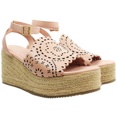 Ted Baker Pinky Laser Cut Womens Pink Wedges