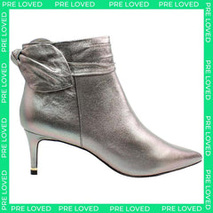 Ted Baker Yona Womens Silver Heeled Shoes NO BOX