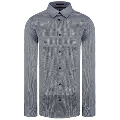 Ted Baker Faenza Mens Navy Geometric Shirt