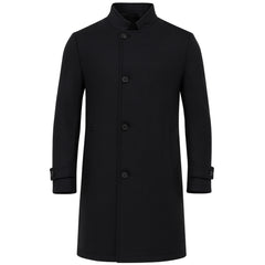 Ted Baker Radford Wool Mens Black Coat