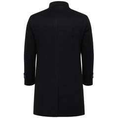 Ted Baker Radford Wool Mens Black Coat