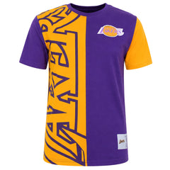 Mitchell & Ness NBA Los Angeles Lakers Fashion Kids Yellow/Purple T-Shirt