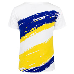 Mitchell & Ness NBA Golden State Warriors Paintbrush Kids White T-Shirt