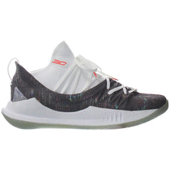Under Armour Curry 5 Mens White/Grey Trainers