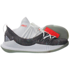 Under Armour Curry 5 Mens White/Grey Trainers