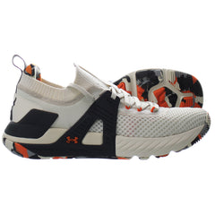 Under Armour Project Rock 4 Marble Mens Beige Trainers