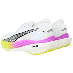 Puma Deviate Nitro 3 Mens White Running Shoes