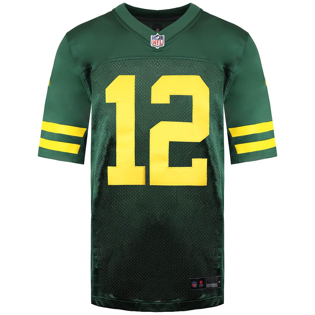 Nike NFL Green Bay Packer 12 Aaron Rodgers Limited Alternate