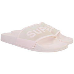 Superga Clear Indentity Womens Pink Sliders