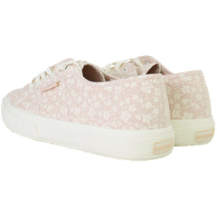 Superga 2750 Print Womens Pink Plimsolls