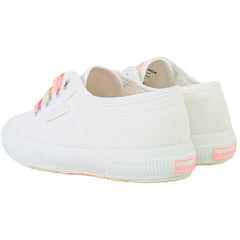 Superga 2750 Shaded Kids White Plimsolls