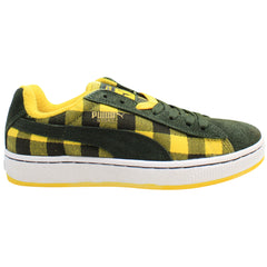 Puma Basket II Mens Green/Yellow Trainers