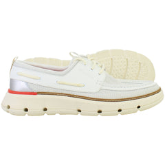 Cole Haan ZERØGRAND Regatta Mens White Boat Shoes