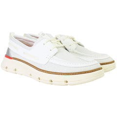Cole Haan ZERØGRAND Regatta Womens White Boat Shoes