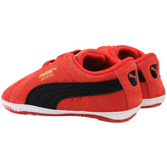 Puma Suede Crib Kids Red Trainers